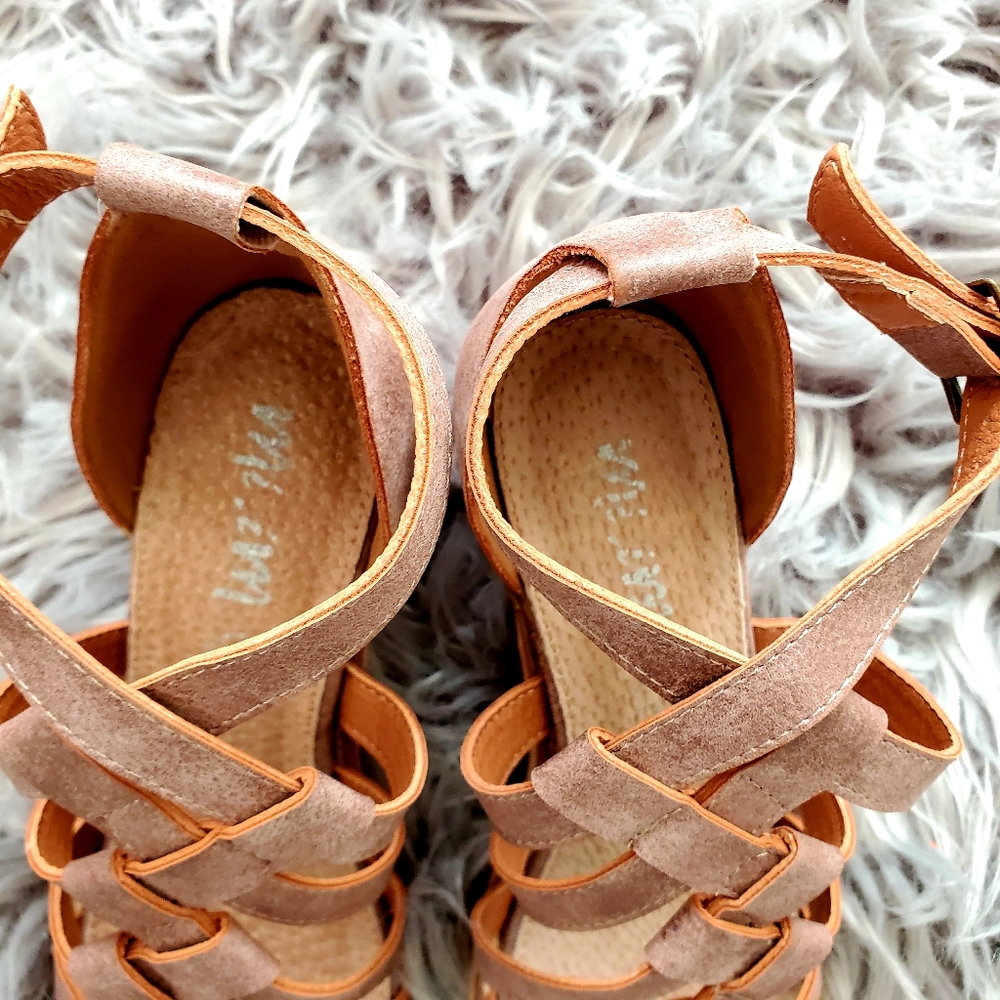 SOLD! 🎀3 for $35🎀 NWOT- Braided Heeled Sandals, - Picture 7 of 12